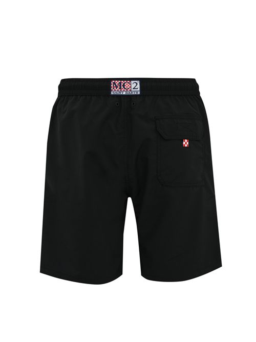 Costume da bagno Patmos lungo Nero Mc2 Saint Barth | PATMOS LONG00107H SB 00 EMB